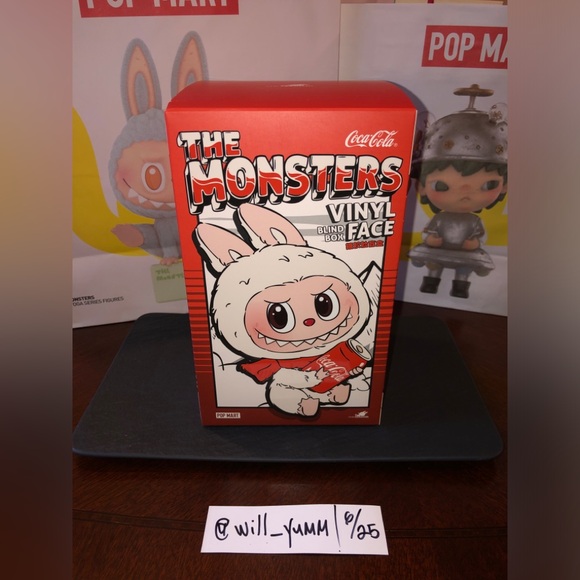 Coca Cola Other - Authentic sealed Popmart Coca-Cola “The Monsters” plush Blind Box Labubu pendant